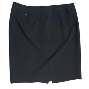Calvin Klein Black Pencil Skirt Knee Length, 14P